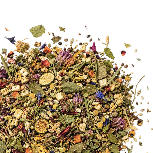 Energy Booster for Rabbits (500g) made from leaves, herbs, seeds, vegetables, and fruit