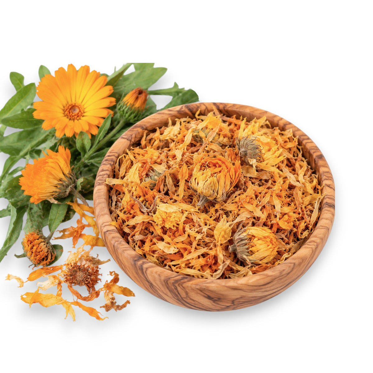 Ringelblume mit Kelch getrocknet » Natürliches Kaninchenfutter & Kleintier Futter für Kaninchen und Meerschweinchen